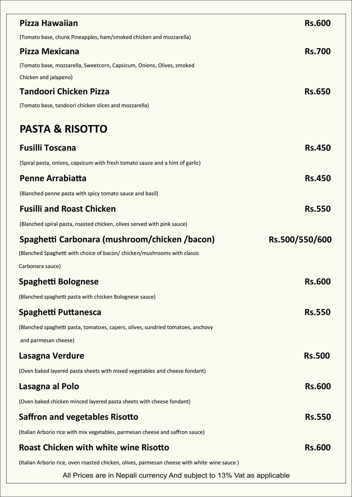 Food Menu gallery image 4953