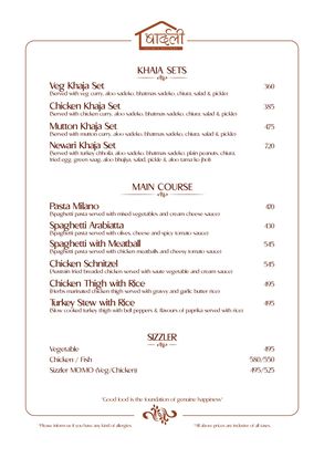 Food Menu gallery image 8426