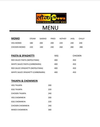 Food Menu gallery image 18055