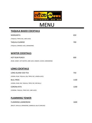 Food Menu gallery image 18040