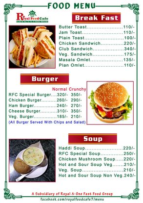 Food Menu gallery image 13814