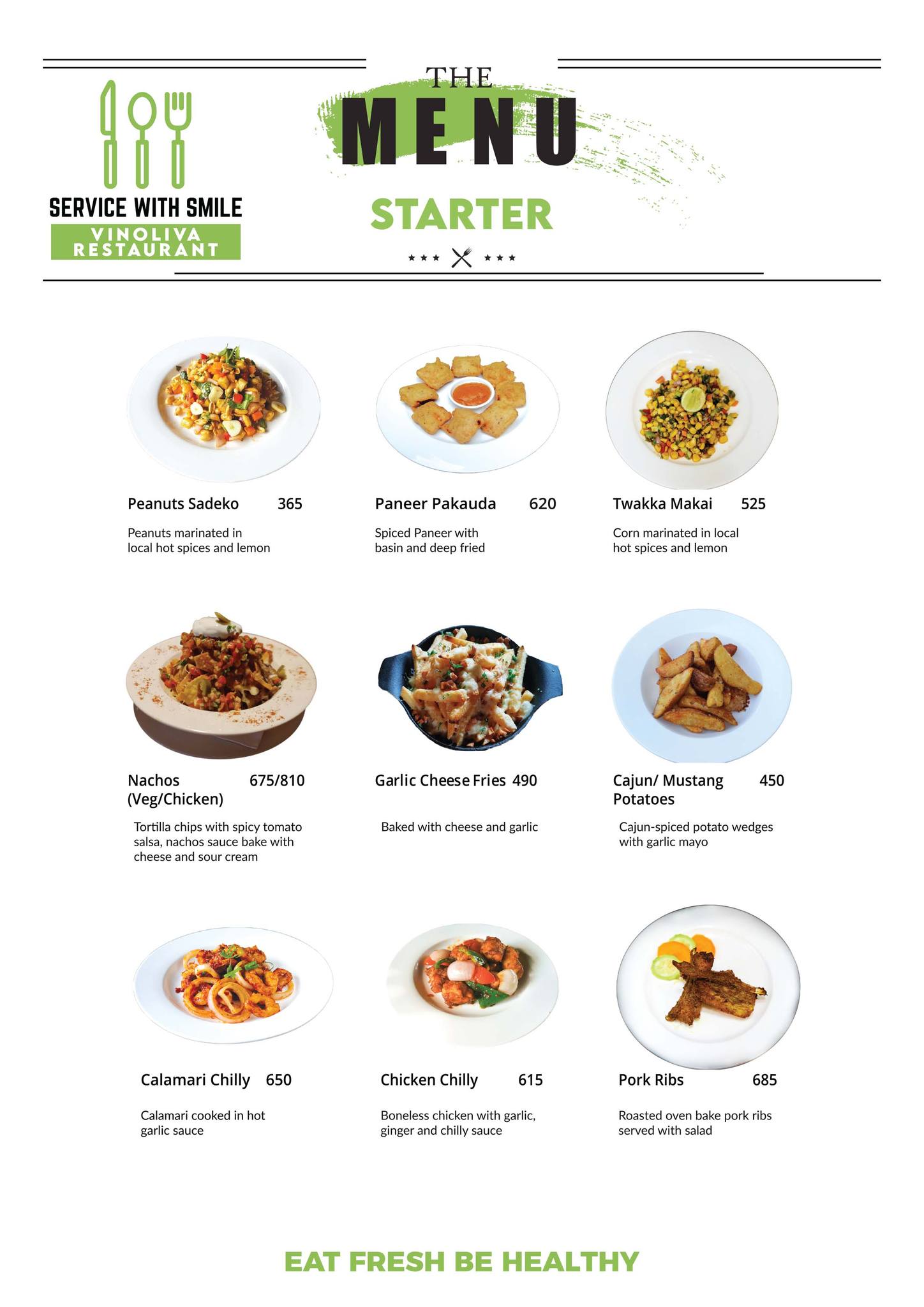 Food Menu gallery image 6684