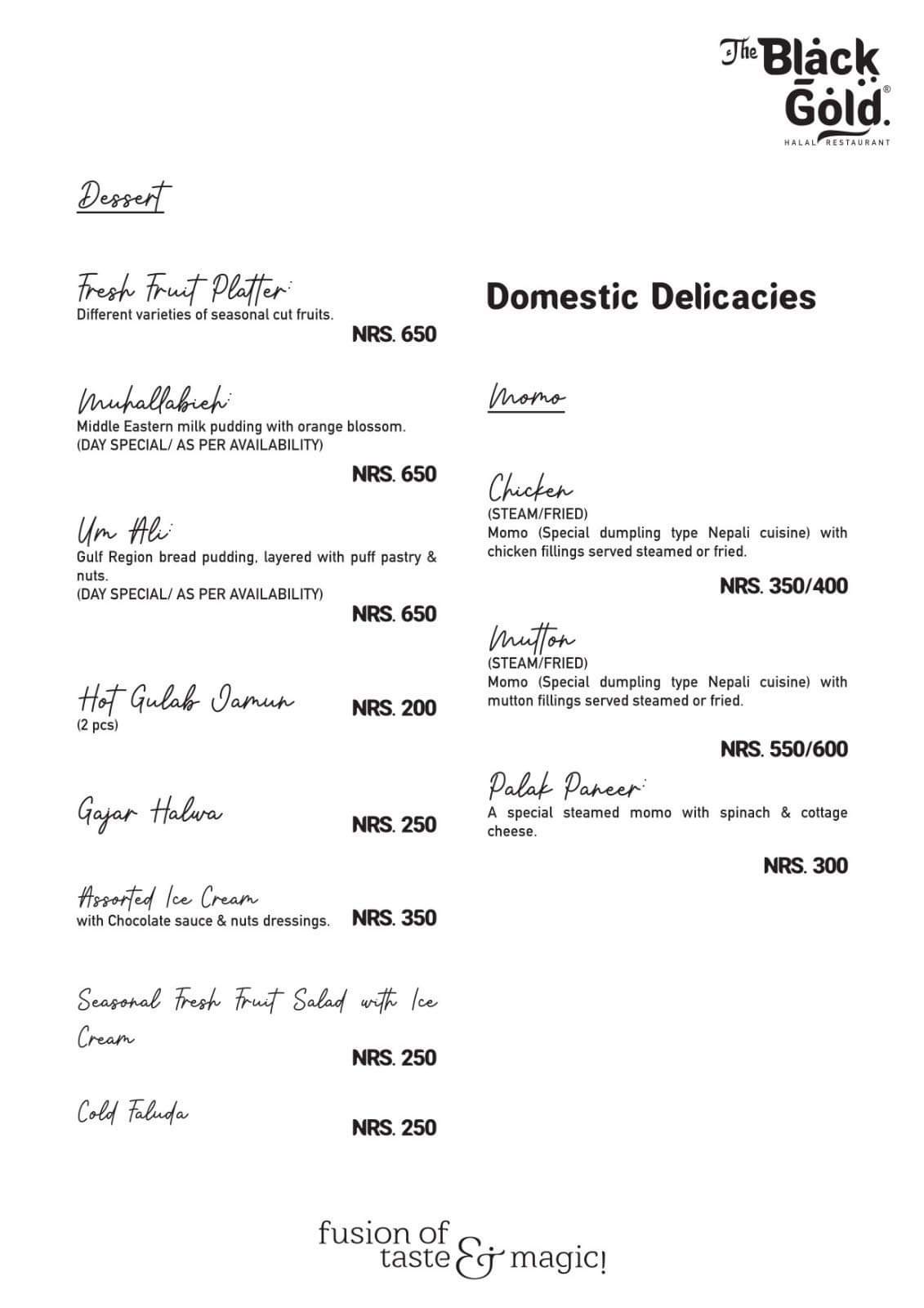 Food Menu gallery image 5134
