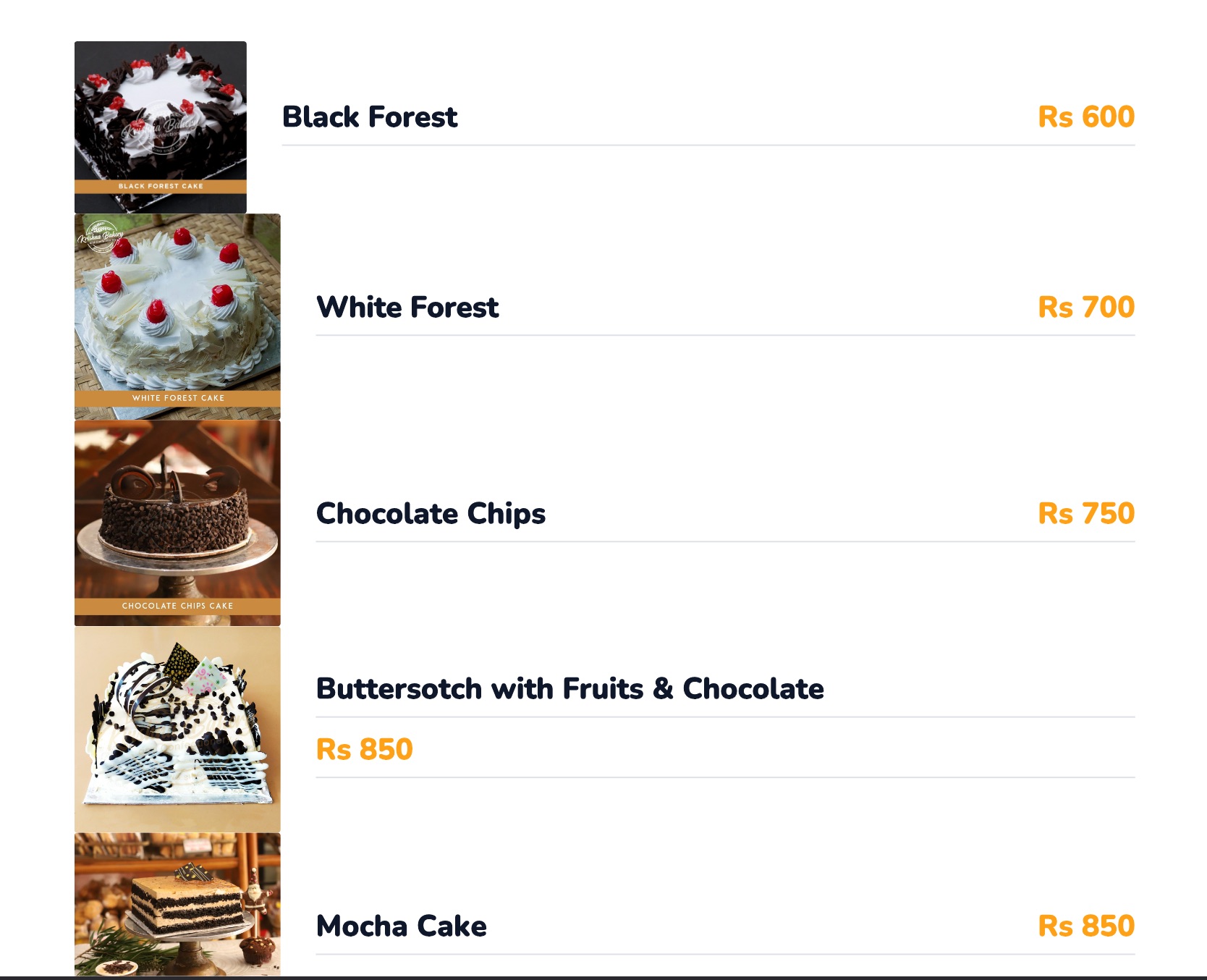 Food Menu gallery image 1523