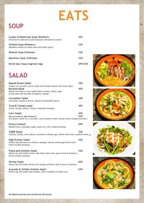 Food Menu gallery image 10056