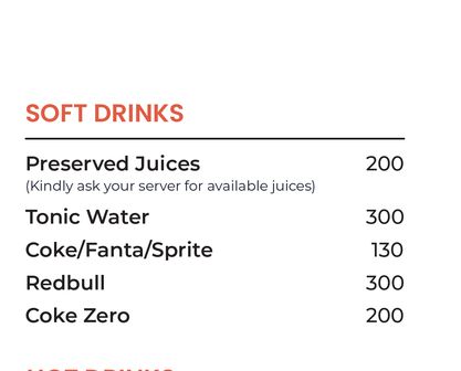 Food Menu gallery image 24450