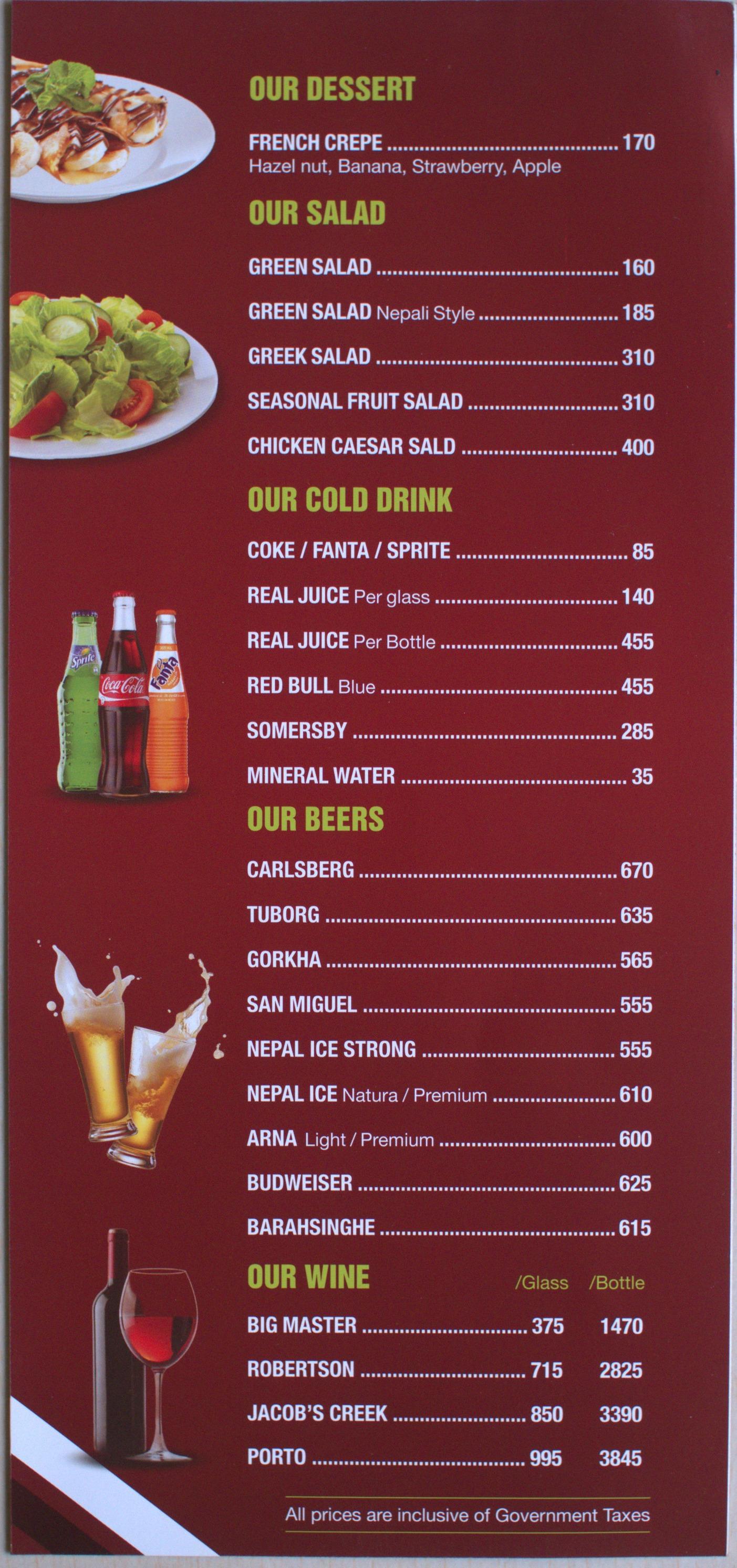 Food Menu gallery image 1827