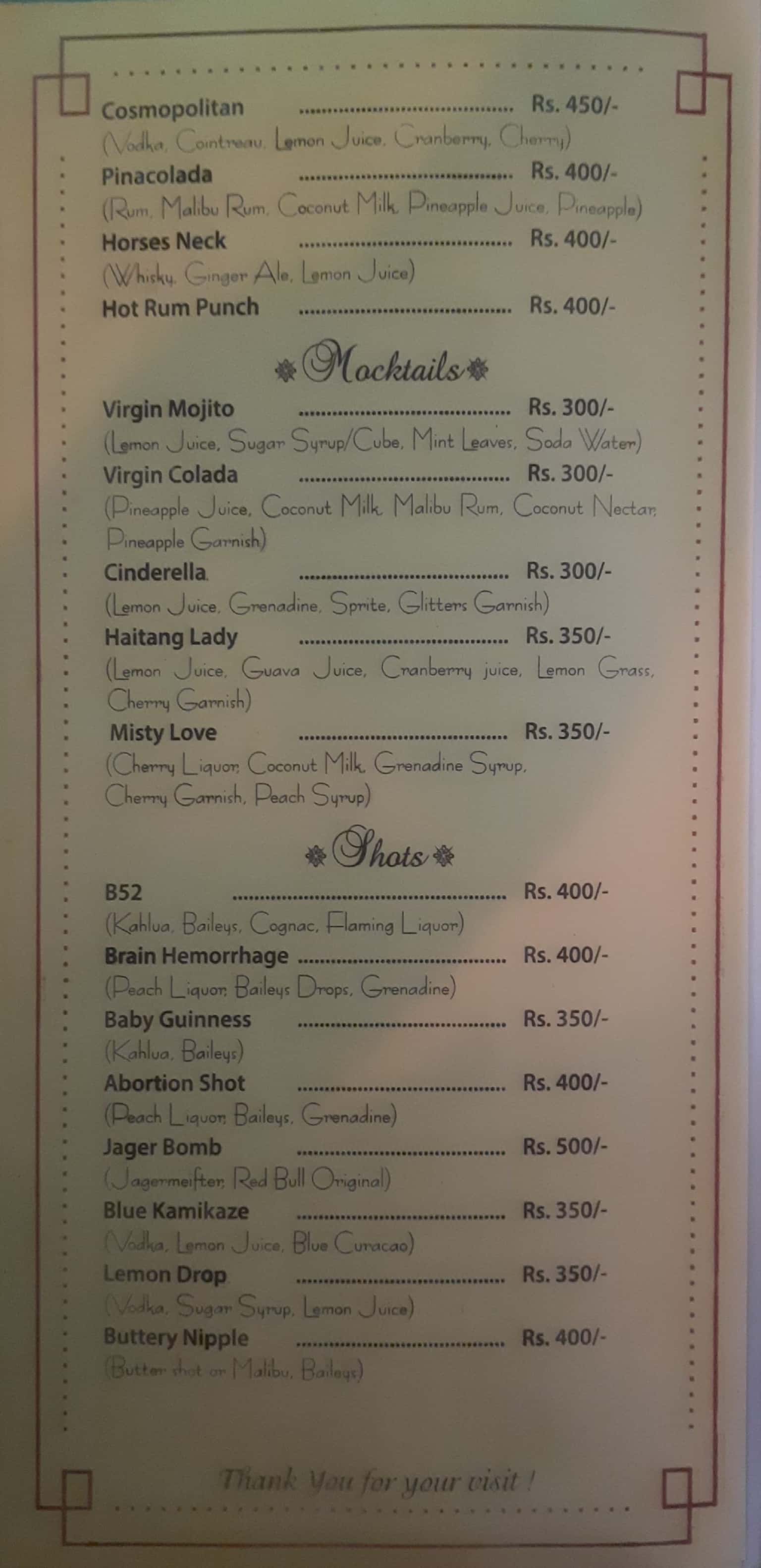 Food Menu gallery image 1306