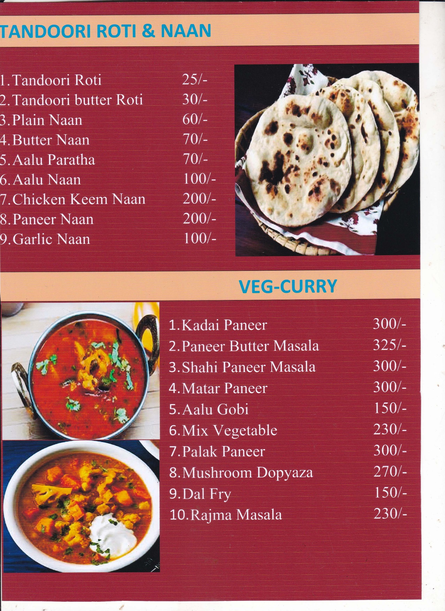 Food Menu gallery image 17272