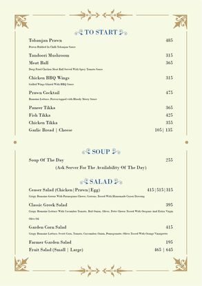 Food Menu gallery image 10968