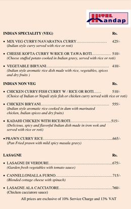 Food Menu gallery image 7965