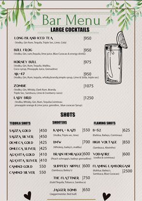 Food Menu gallery image 18167