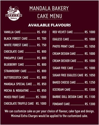 Food Menu gallery image 10425
