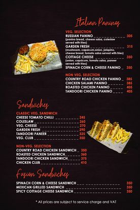 Food Menu gallery image 10564