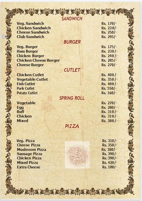 Food Menu gallery image 13690
