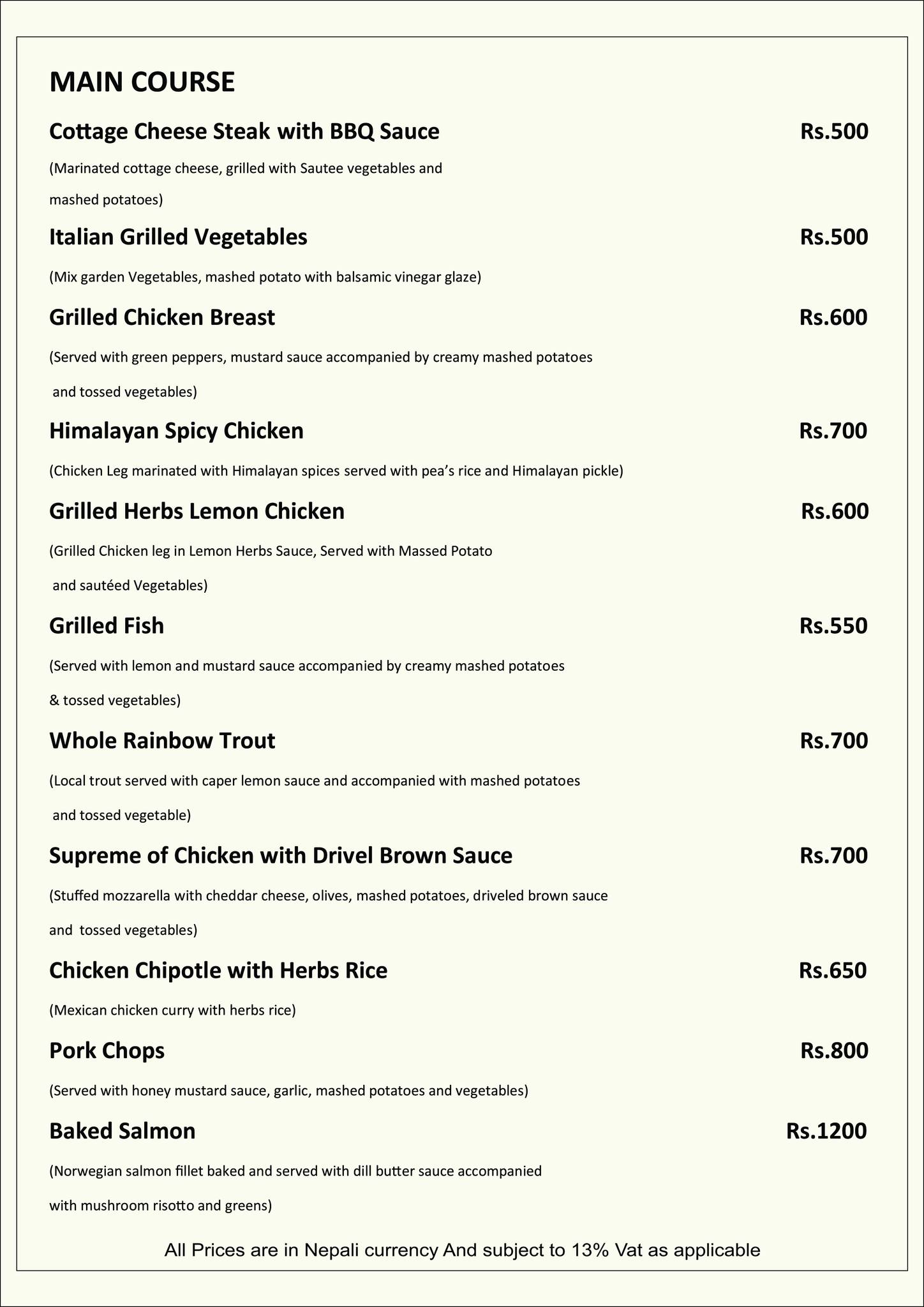 Food Menu gallery image 4956