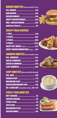 Food Menu gallery image 17300
