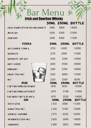 Food Menu gallery image 18158