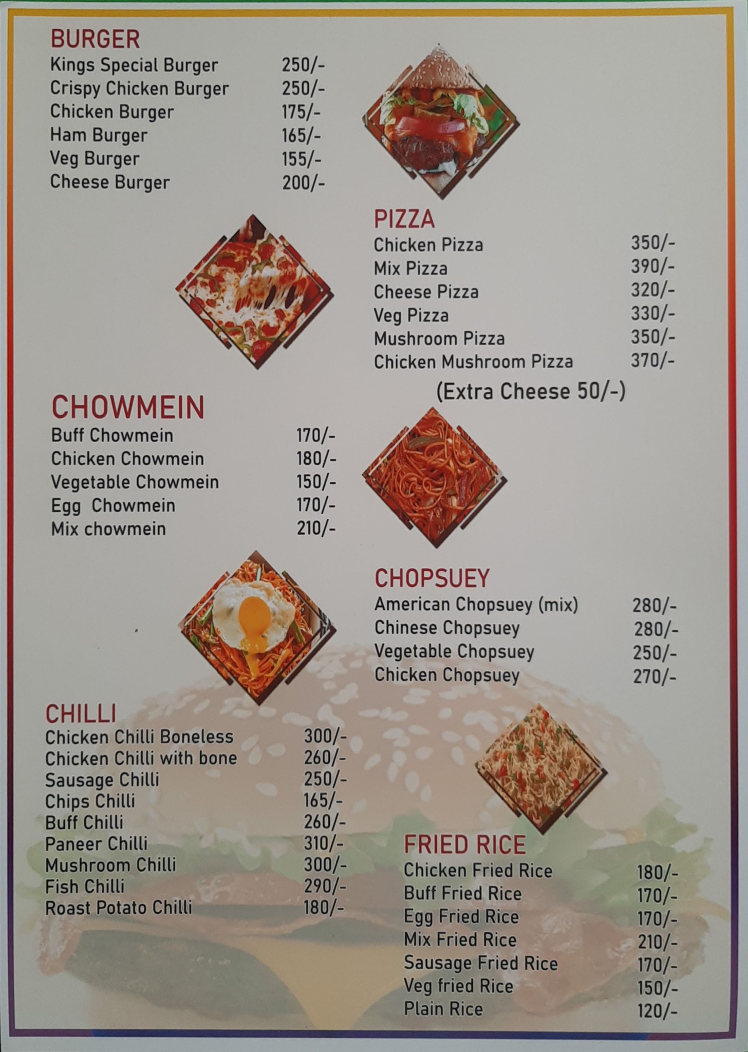 Food Menu gallery image 7270