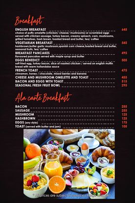 Food Menu gallery image 10570