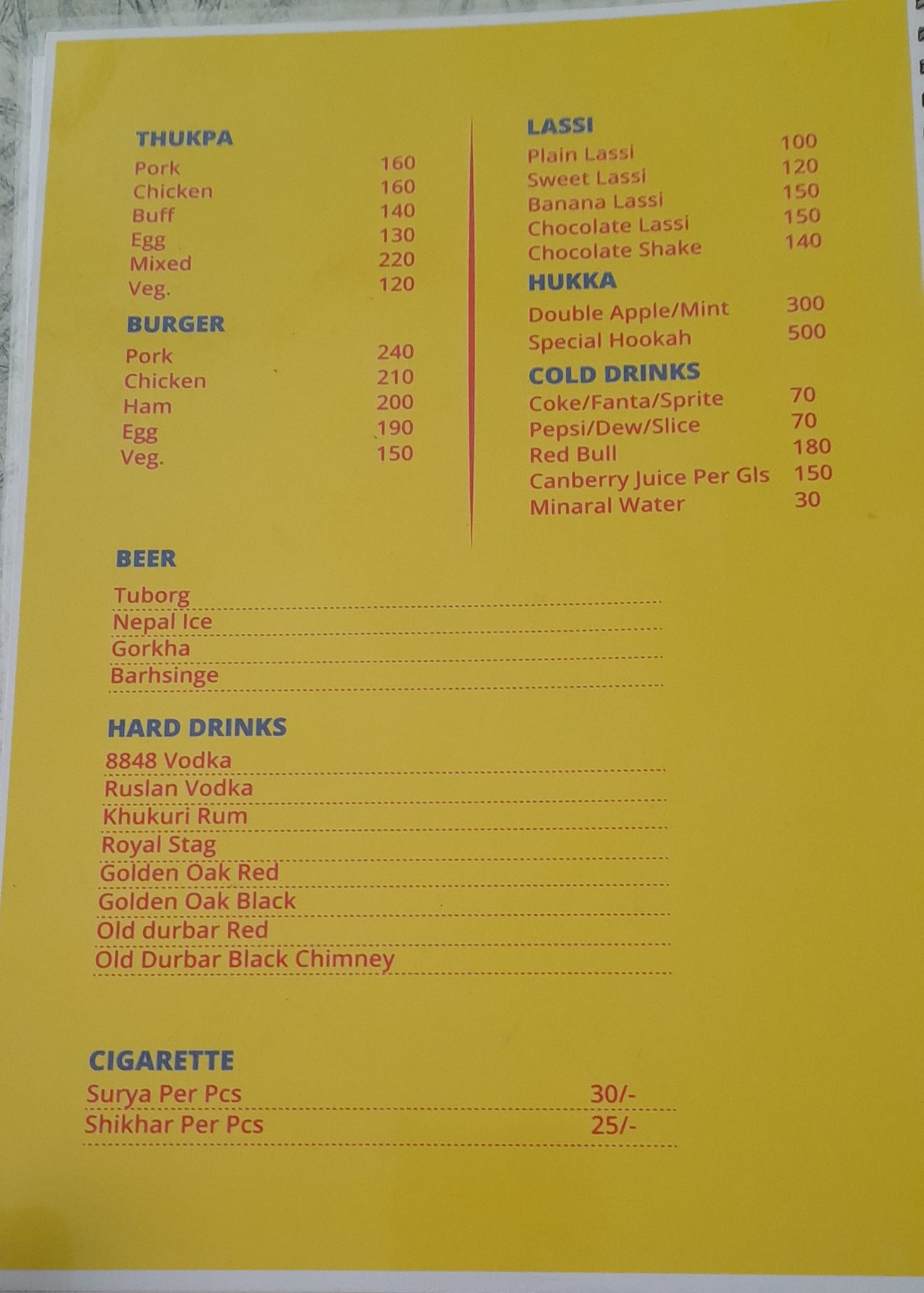 Food Menu gallery image 13727