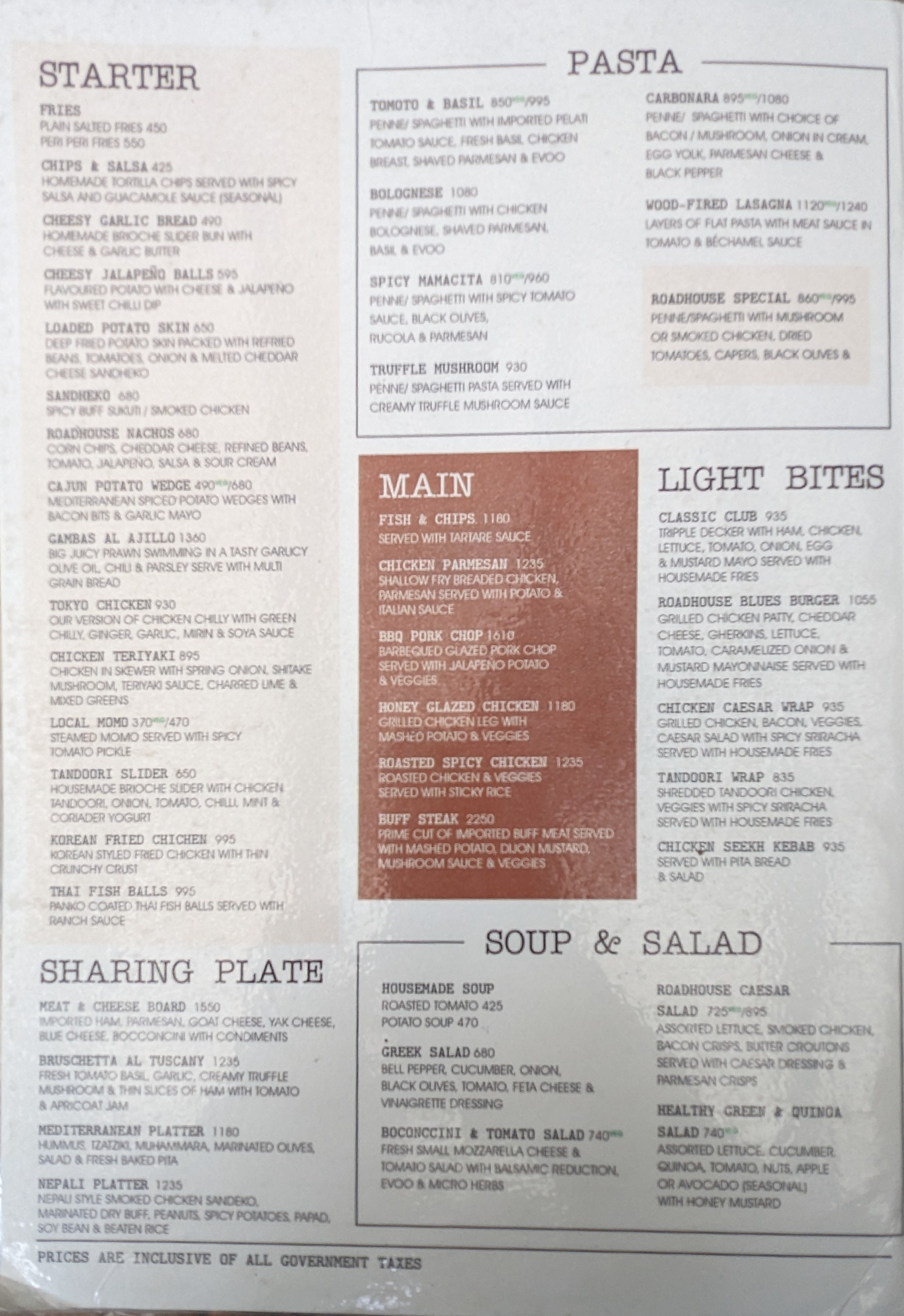 Food Menu gallery image 10930