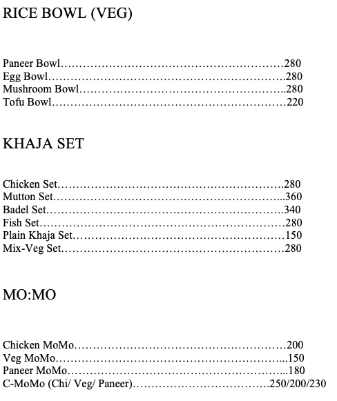 Food Menu gallery image 4637