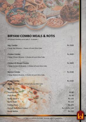 Food Menu gallery image 8067