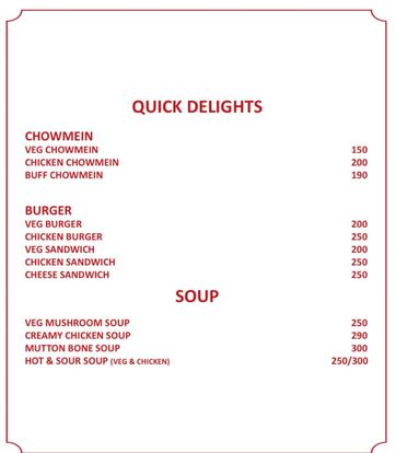 Food Menu gallery image 20504