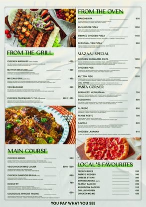 Food Menu gallery image 11760