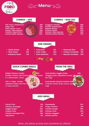 Food Menu gallery image 16866