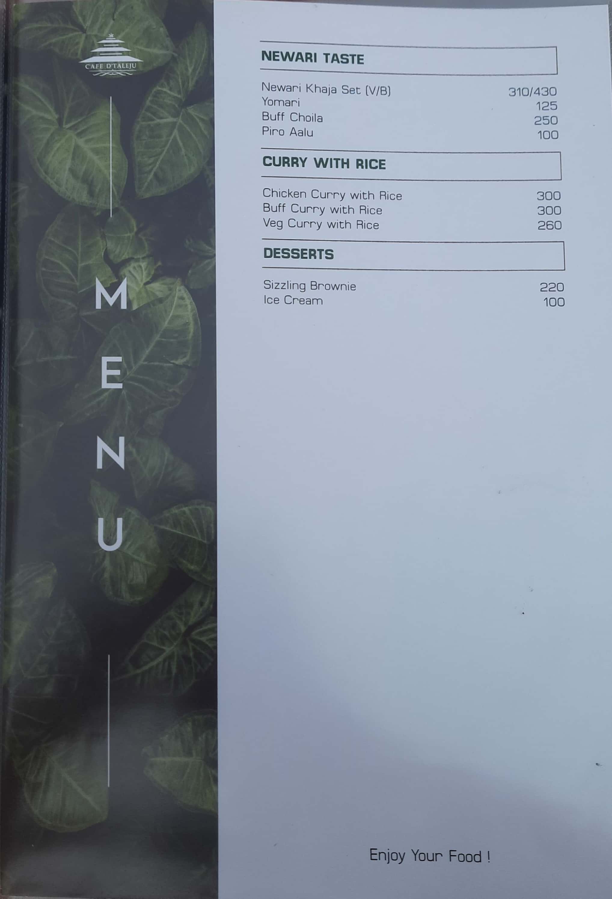 Food Menu gallery image 1274