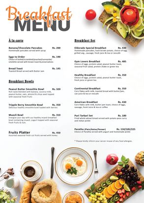 Food Menu gallery image 10956