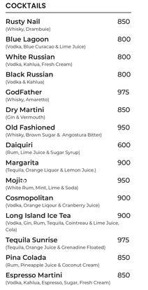 Food Menu gallery image 24435