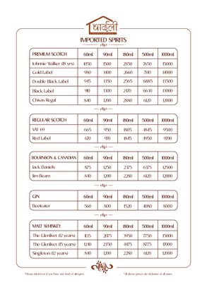 Food Menu gallery image 8417