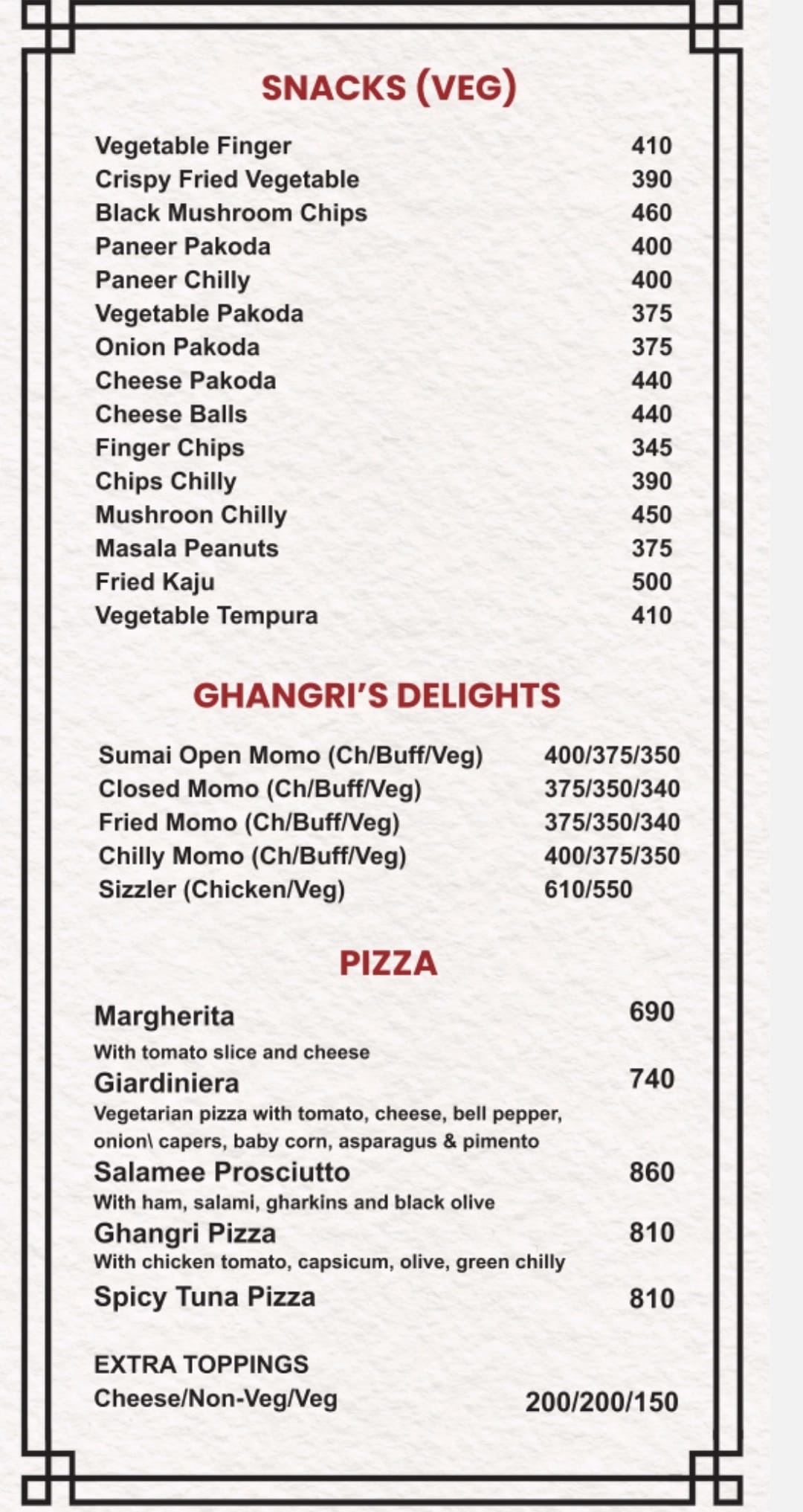 Food Menu gallery image 11804