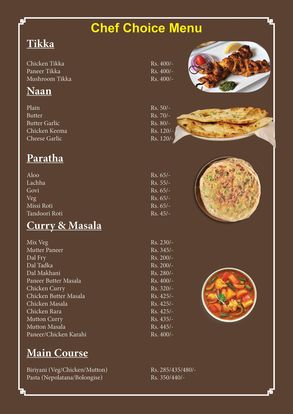 Food Menu gallery image 17461
