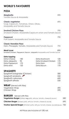 Food Menu gallery image 9171