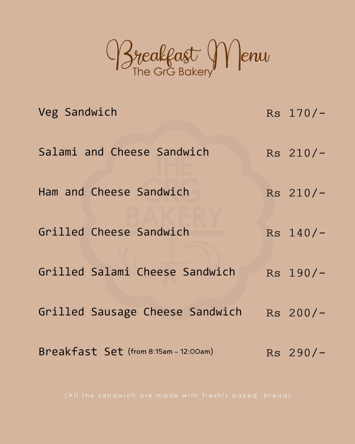 Food Menu gallery image 8551