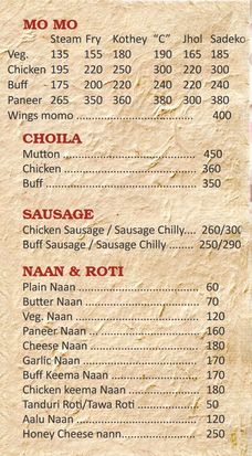 Food Menu gallery image 11278