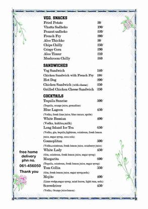 Food Menu gallery image 8329