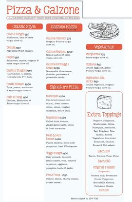 Food Menu gallery image 24474