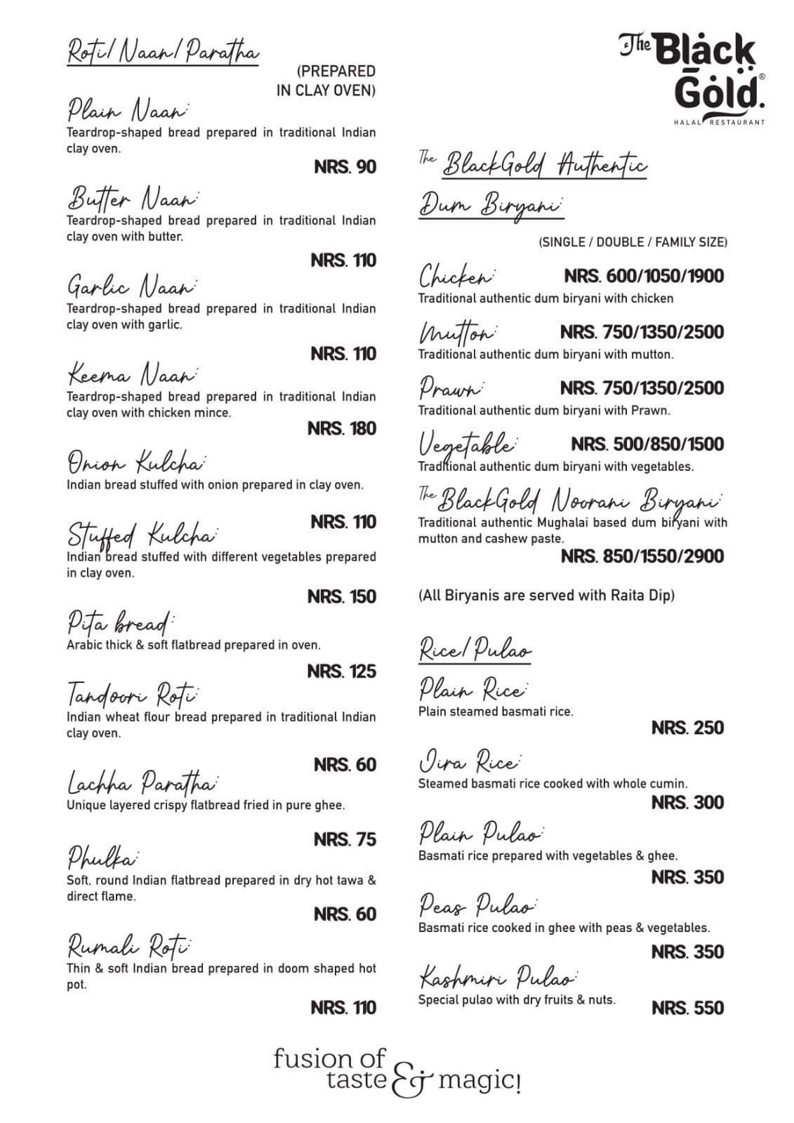 Food Menu gallery image 5125