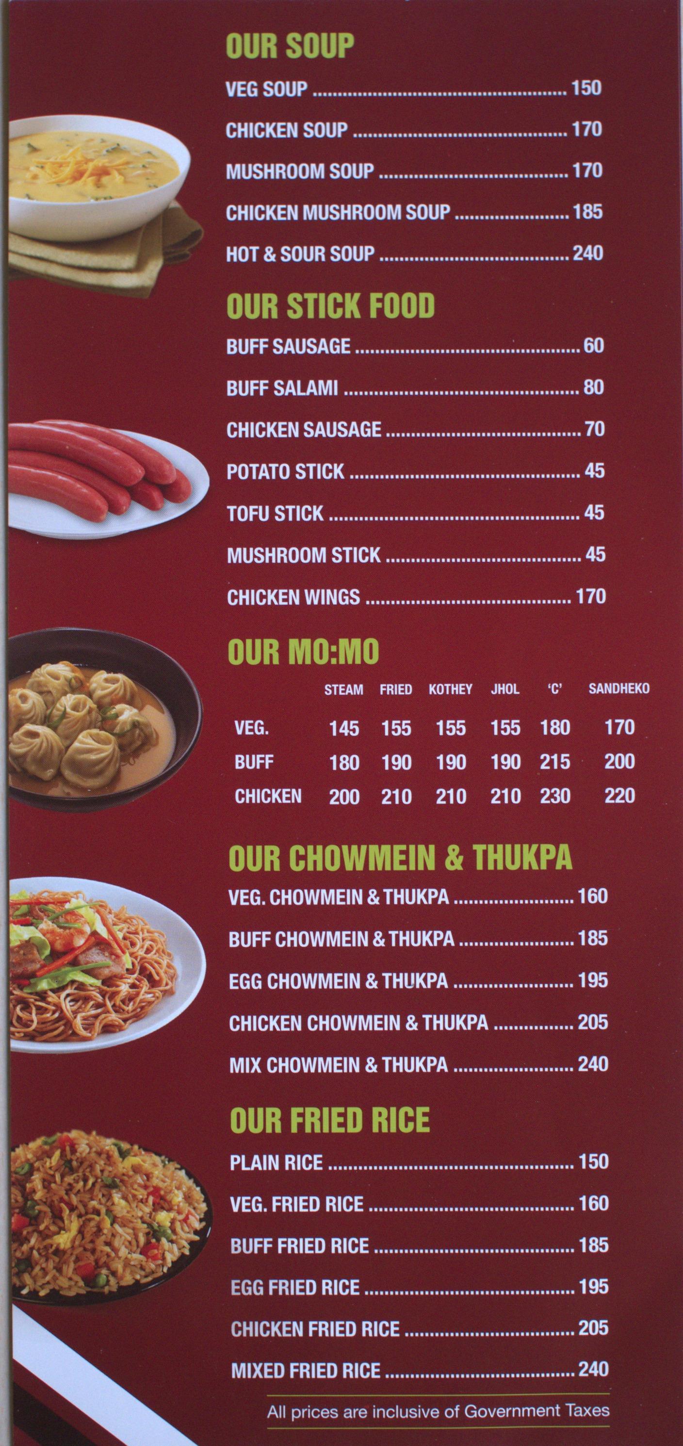 Food Menu gallery image 1836