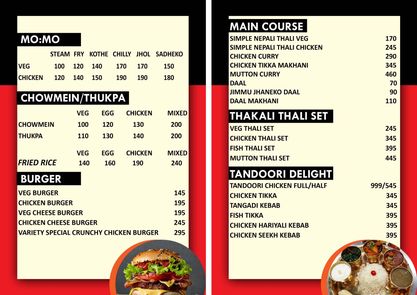 Food Menu gallery image 17850