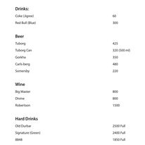 Food Menu gallery image 16787
