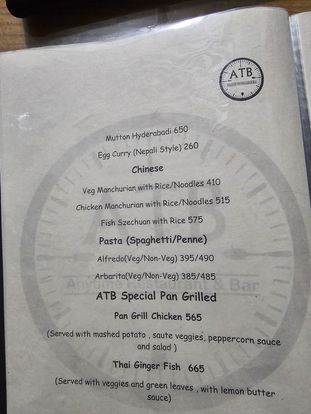 Food Menu gallery image 18490