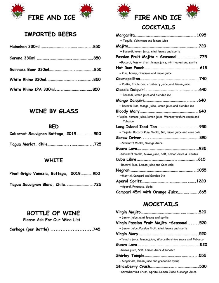 Food Menu gallery image 24409