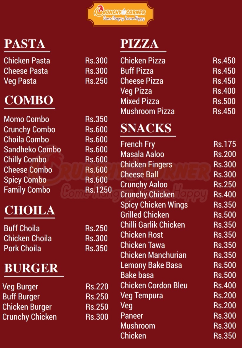 Food Menu gallery image 4801