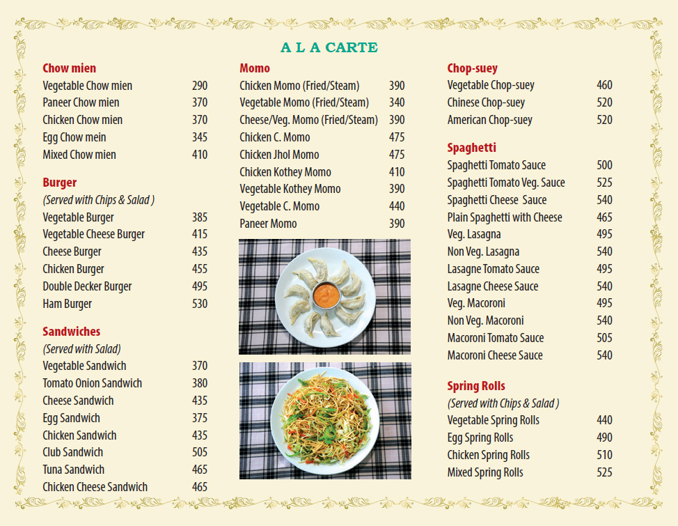 Food Menu gallery image 9070